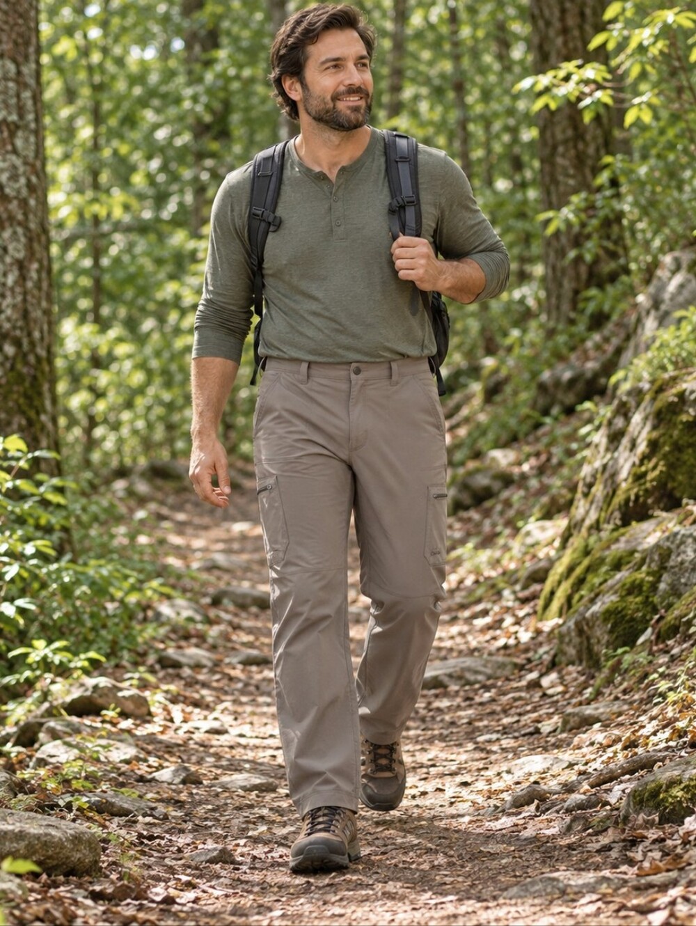 L.L. Bean Water-Resistant Standard Fit Cresta Pants Hiking Gorpcore Men's 38